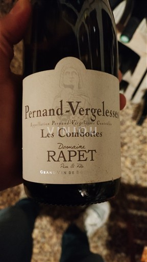 Burgundi Pernand-vergelesses Domaine Rapet Les Combottes 2017