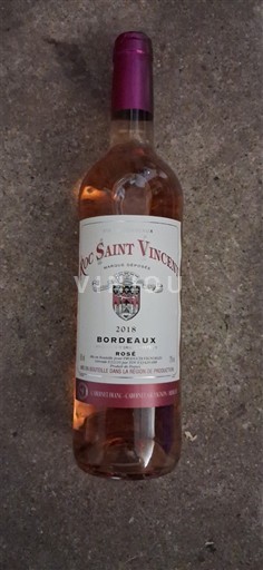 Bordo Roc Saint Vincent 2018