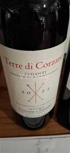 Toscana Chianti Fattoria Corzano e Paterno Terre di Corzano 2022
