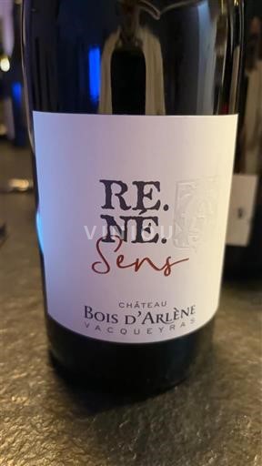 Valle del Ródano Vacqueyras Château Bois d'Arlène RE.NE.NE. Sens 2019