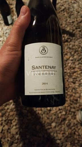 Burgundy Santenay Premier Cru Jean-Claude Boisset 1er Cru Passetemps 2014