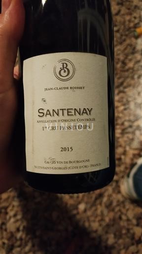 Burgundy Santenay Premier Cru Jean-Claude Boisset 1er Cru Passetemps 2015