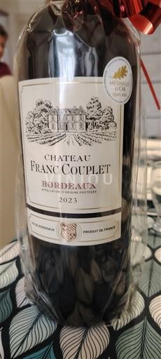 Bordeaux Château Franc Couplet 2023