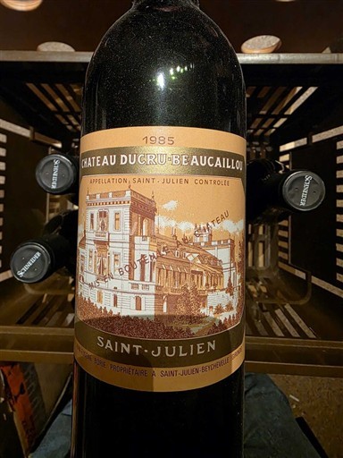 Bordeaux Saint-Julien Grand Cru Château Cru-Beaucaillou 1985