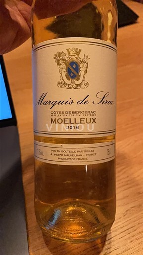 Sudoeste Côtes de Bergerac Marquis de Siran 2016