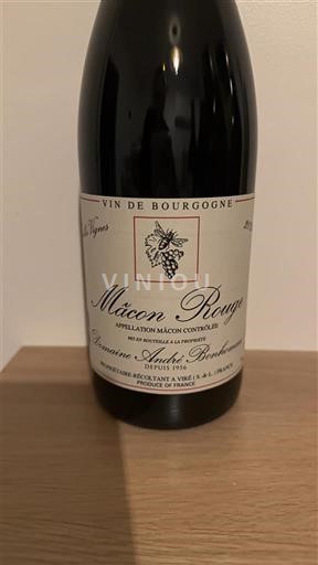 Bourgogne Mâcon et mâcon-villages Domaine André Bonhomme Les Vignes 2023