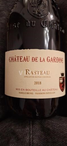 Rhônen laakso Rasteau Château La Gardine 2018