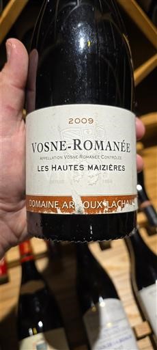 Borgoña Vosne-romanée Domaine Arnoux-Lachaux Les Hautes Maizières 2009