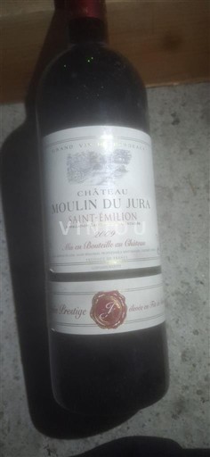 Bordeaux Saint-Émilion Château Moulin du Jura Prestige 2009