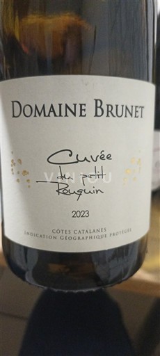 Languedoc ja Roussillon Katalonianrinteet Domaine Brunet du petit Rouquin 2023
