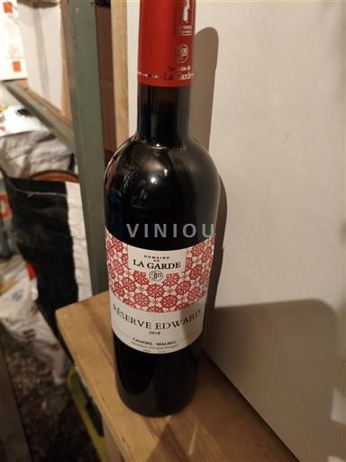 Jihozápad Cahors Domaine La Garde Réserve Edward 2018