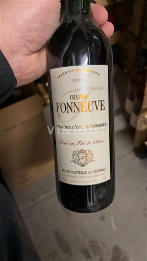 Bordeaux Premières-côtes-de-bordeaux Château Fonneuve 2005