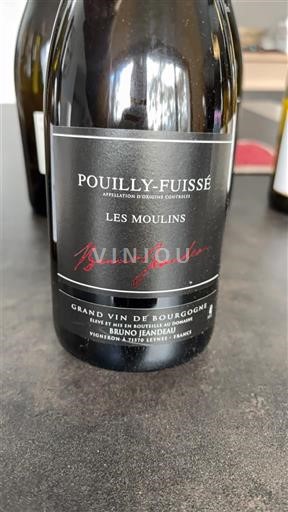 Bourgogne Pouilly-fuissé Bruno Jeandeau Les Moulins 2022