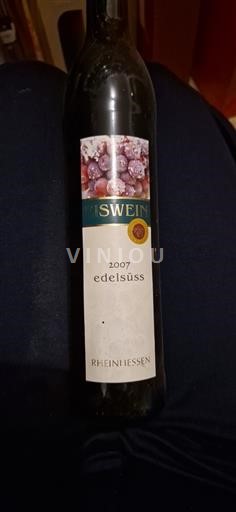 Rheinhessen Peter Mertes Weinkeller Eiswein Rheinhessen edelsüß 2007