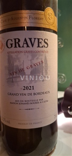 Burdeos Graves Cave d'Augustin Florent 2021