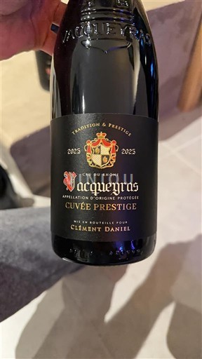 Rhône Valley Vacqueyras Clément Daniel Prestige 2023