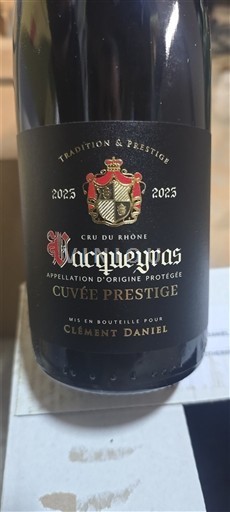 Rona dolina Vacqueyras Clément Daniel Prestige 2023