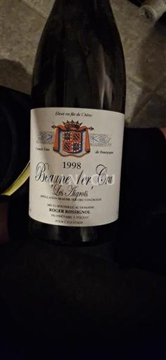 Burgundsko Beaune Premier Cru Roger Rossignol Les Aigrots 1998
