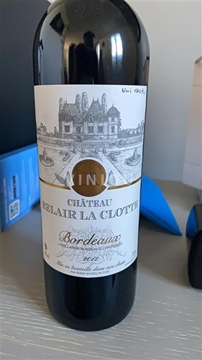 Bordeaux Château Belair Laclotte 2012
