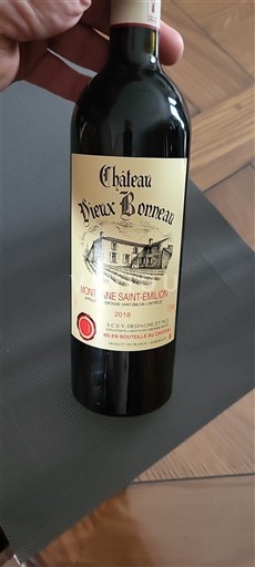 Bordoja Montagne-saint-émilion Château Vieux Bonneau 2018