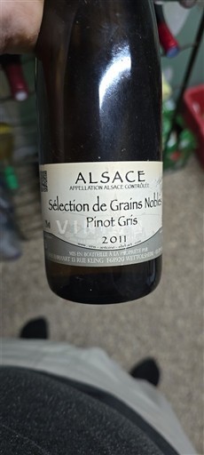 Alsace Sélection de Grains Nobles Sélection de Grains Nobles Pinot Gris 2011