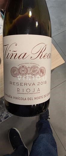 Rioja Compañía Vinícola del Norte de España Viña Real Reserva 2018