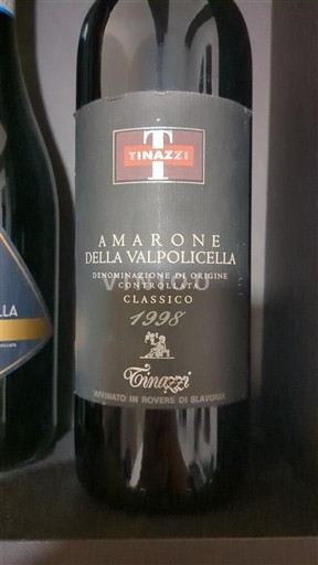 Vénétie Amarone della Valpolicella Tinazzi 1998