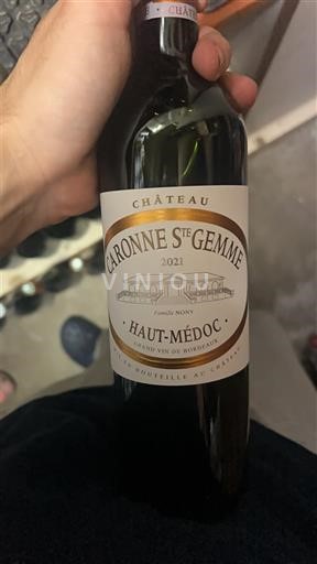 Bordeaux Haut-Médoc Château Caronne Ste Gemme 2021