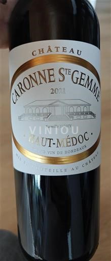 Burdeos Haut-Médoc Château Caronne Ste Gemme 2021
