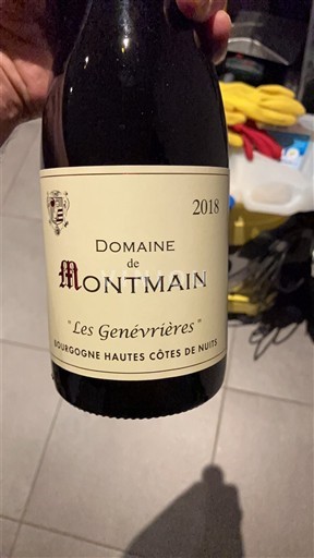 Bourgogne Ikke specificeret Domaine Montmain Les Genévrières 2018