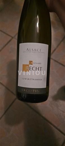Elsass Château Bernard Becht Gewurztraminer Exception 2015