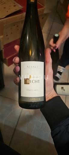 Elsass Château Bernard Becht Pinot gris Exception 2016