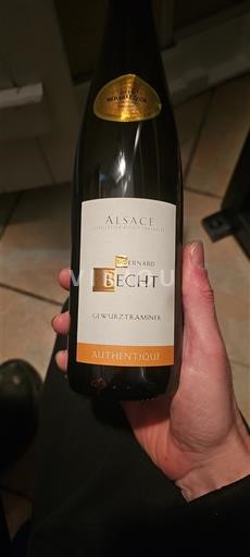 Elsass Château Bernard Becht Gewurztraminer Authentique 2017