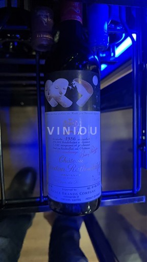 Bordéus Pauillac Grand Cru Château Mouton Rothschild 1986