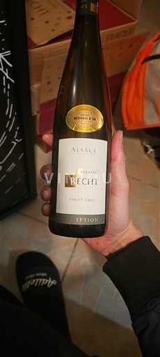 Elsass Château Bernard Becht Pinot gris Exception 2017