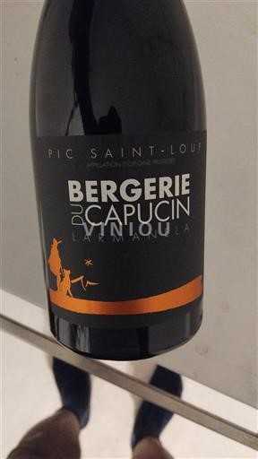 Languedoc Pic-saint-loup Bergerie du Capucin Larmanela Icke årgångsbetecknad