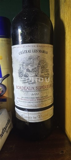 Bordeaux Bordeaux Supérieur Château Les Marias 2021