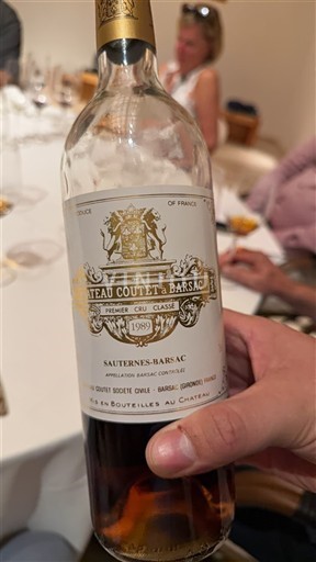 Bordeaux Barsac Premier Cru Château Coutet à Barsac 1989
