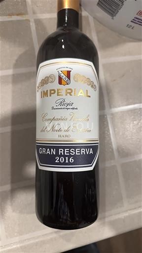 Rioja Compañía Vinícola del Norte de España Imperial Gran Reserva 2016