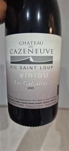 Linguadoca Pic Saint-Loup Château Cazeneuve Les Calcaires 2023
