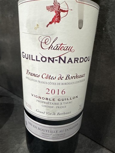 Bordeaux Francs, obroni Bordeauxa Château Guillon-Nardou 2016