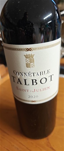 Bordeaux Saint-Julien Château Talbot Connétable 2020