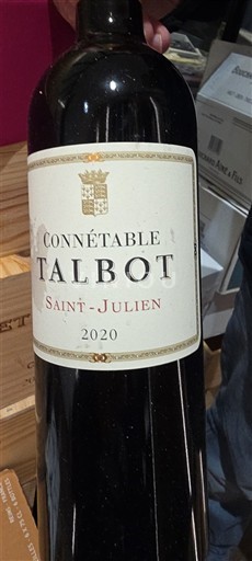 Bordeaux Saint-Julien Château Talbot Connétable 2020