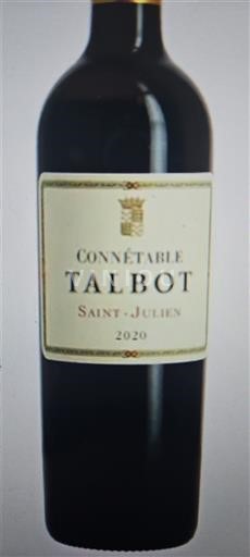 Bordéus Saint-Julien Château Talbot Connétable 2020