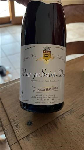 Burgundi Morey-Saint-Denis Gérard Jeanniard 2017