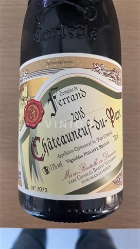 Rhône Valley Châteauneuf-du-Pape Domaine Ferrand 2018