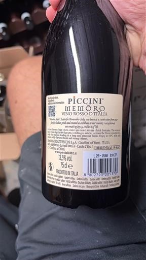 Toscana Piccini Memoro Nemilésimat