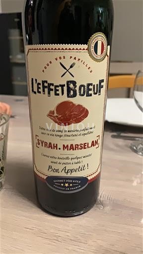 Languedoc và Roussillon Vùng đất Oc L'Effet Boeuf Syrah-Marselan 2024
