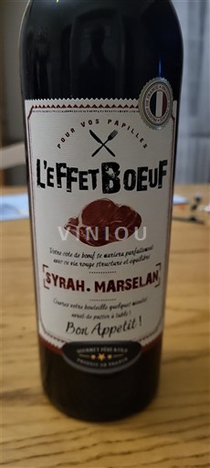 Languedoc e Roussillon Pays d'oc L'Effet Boeuf Syrah-Marselan 2024