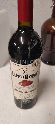 Languedoc y Rosellón País de Oc L'Effet Boeuf Syrah-Marselan 2024